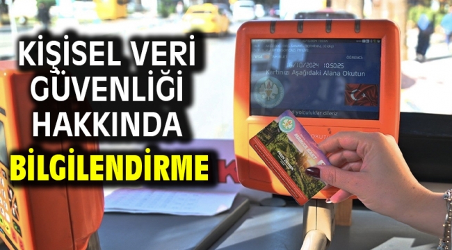 Kişisel Veri Güvenliği Hakkında Bilgilendirme