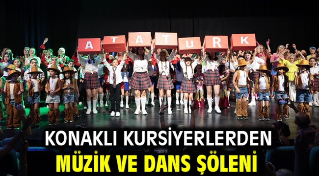 Konaklı kursiyerlerden müzik ve dans şöleni