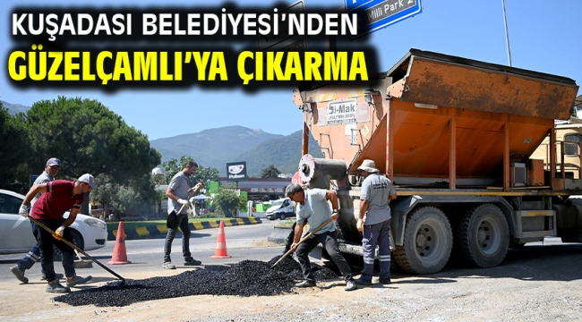 Kuşadası Belediyesi'nden Güzelçamlı'ya Çıkarma