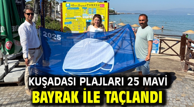 Kuşadası Plajları 25 Mavi Bayrak İle Taçlandı