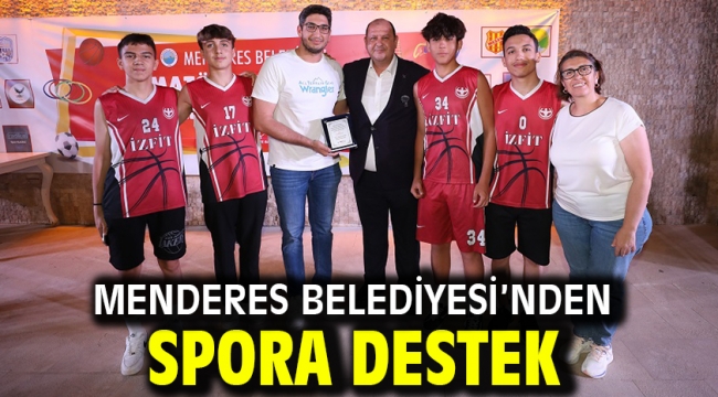 Menderes Belediyesi'nden Spora Destek