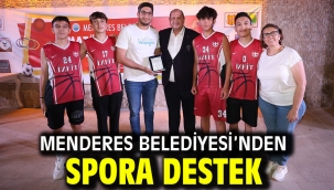 Menderes Belediyesi'nden Spora Destek