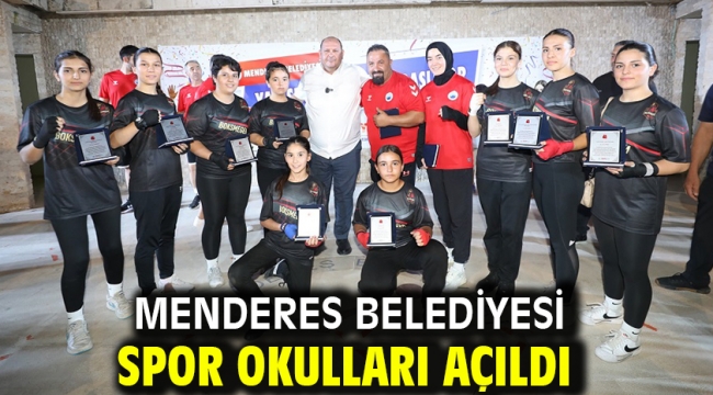 Menderes Belediyesi Spor Okulları Açıldı