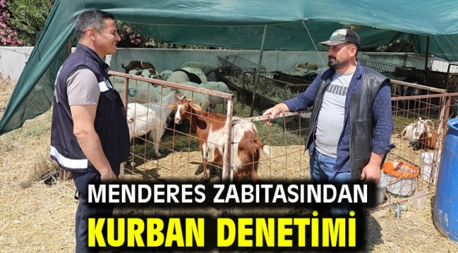 Menderes Zabıtasından Kurban Denetimi