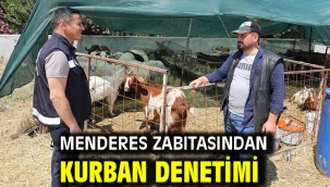Menderes Zabıtasından Kurban Denetimi