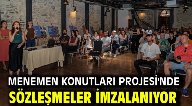 Menemen Konutları Projesi'nde sözleşmeler imzalanıyor
