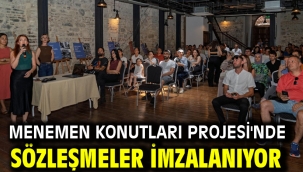 Menemen Konutları Projesi'nde sözleşmeler imzalanıyor