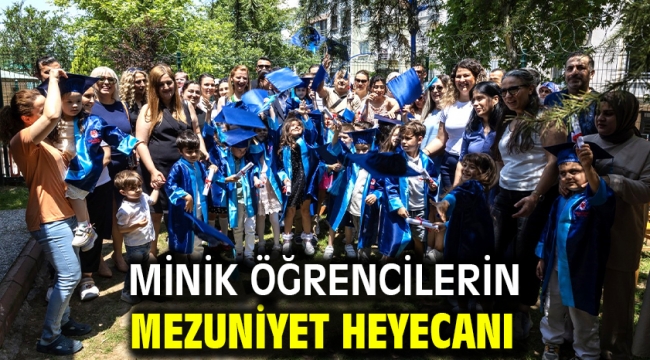 Minik Öğrencilerin Mezuniyet Heyecanı