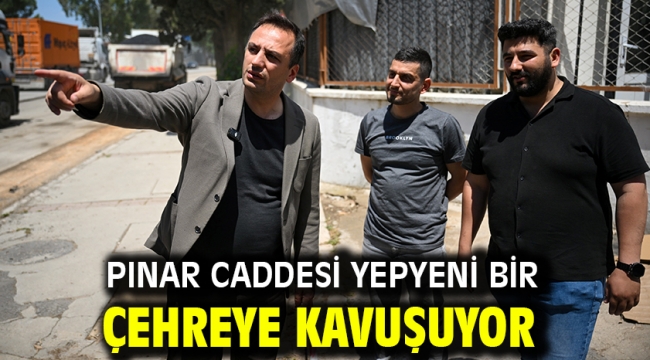 Pınar Caddesi yepyeni bir çehreye kavuşuyor