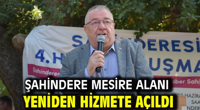 Şahindere Mesire Alanı yeniden hizmete açıldı