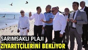 Sarımsaklı Plajı ziyaretçilerini bekliyor