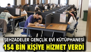 Şehzadeler Gençlik Evi Kütüphanesi 154 Bin Kişiye Hizmet Verdi
