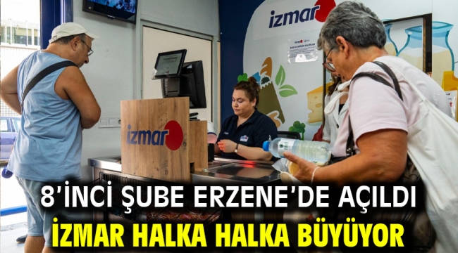 8'inci şube Erzene'de açıldı İZMAR halka halka büyüyor