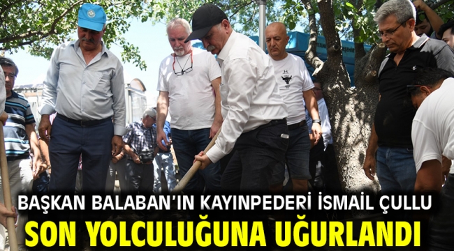 Başkan Balaban'ın Kayınpederi İsmail Çullu Son Yolculuğuna Uğurlandı