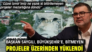 Başkan Saygılı, Büyükşehir'e, bitmeyen projeler üzerinden yüklendi