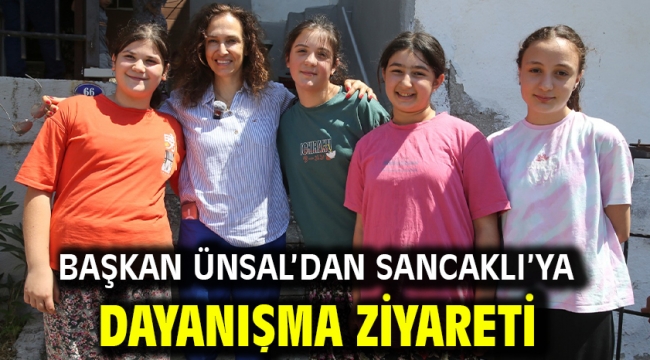 Başkan Ünsal'dan Sancaklı'ya dayanışma ziyareti