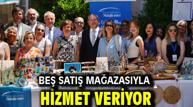 Beş Satış Mağazasıyla Hizmet Veriyor