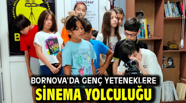 Bornova'da genç yeteneklere sinema yolculuğu
