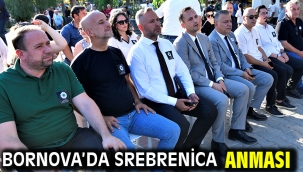 Bornova'da Srebrenica anması