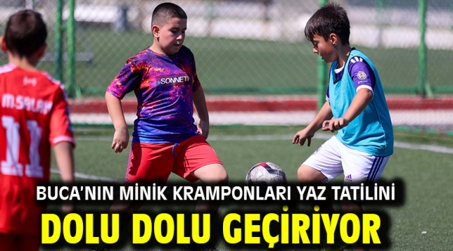 Buca'nın minik kramponları yaz tatilini dolu dolu geçiriyor