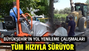 Büyükşehir'in Yol Yenileme Çalışmaları Tüm Hızıyla Sürüyor