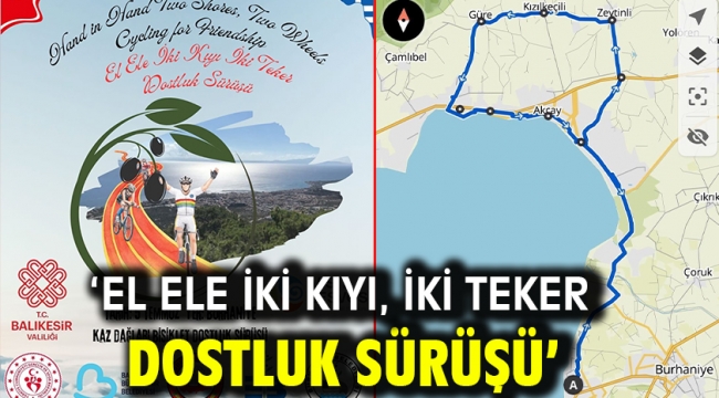 'El Ele İki Kıyı, İki Teker Dostluk Sürüşü'