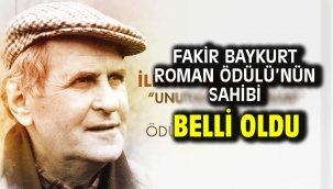 Fakir Baykurt Roman Ödülü'nün sahibi belli oldu