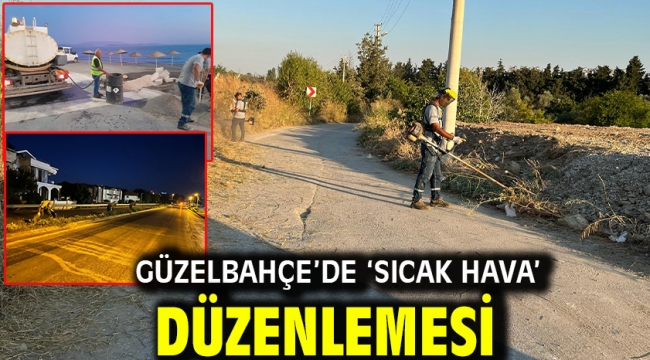 Güzelbahçe'de 'sıcak hava' düzenlemesi