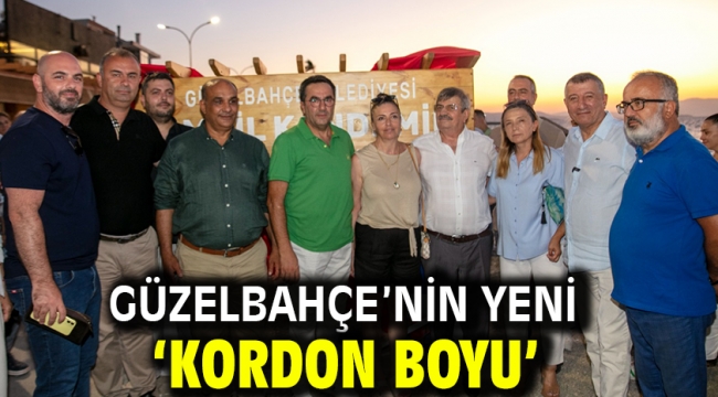 Güzelbahçe'nin yeni 'kordon boyu' 