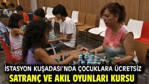 İstasyon Kuşadası'nda Çocuklara Ücretsiz Satranç Ve Akıl Oyunları Kursu
