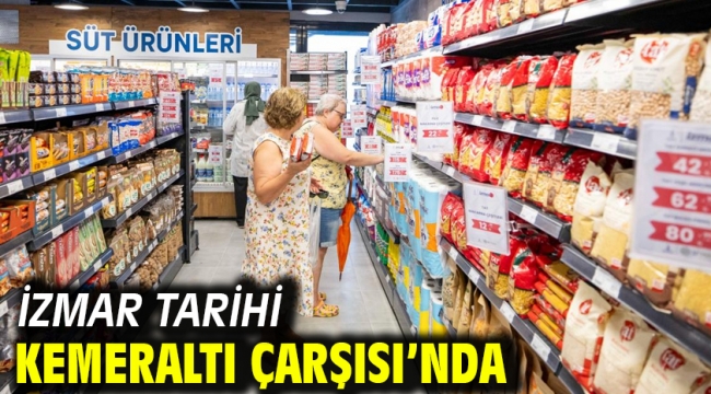 İZMAR Tarihi Kemeraltı Çarşısı'nda