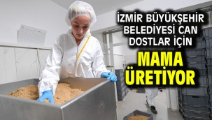 İzmir Büyükşehir Belediyesi can dostlar için mama üretiyor
