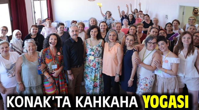 Konak'ta kahkaha yogası