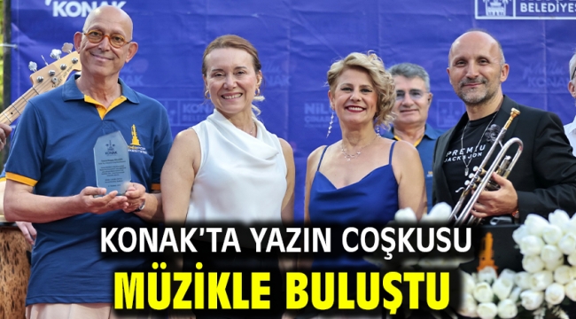 Konak'ta yazın coşkusu müzikle buluştu