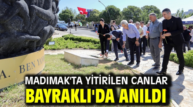Madımak'ta yitirilen canlar Bayraklı'da anıldı