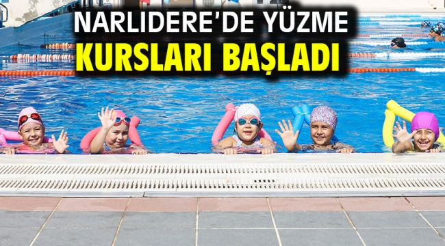 Narlıdere'de Yüzme Kursları Başladı