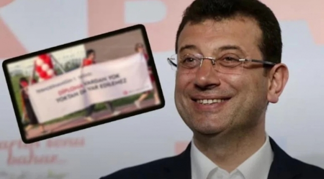 ODTÜ mezuniyeti gündem olmuştu! İmamoğlu favori pankartını açıkladı