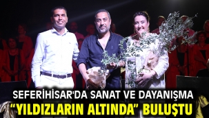 Seferihisar'da sanat ve dayanışma "Yıldızların Altında" buluştu