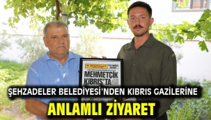 Şehzadeler Belediyesi'nden Kıbrıs Gazilerine Anlamlı Ziyaret