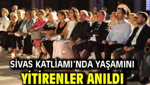 Sivas Katliamı'nda Yaşamını Yitirenler Anıldı