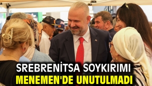 Srebrenitsa Soykırımı Menemen'de unutulmadı