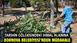 Tarihin gölgesindeki ihmal alanına Bornova Belediyesi'nden müdahale