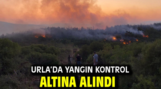 Urla'da yangın kontrol altına alındı