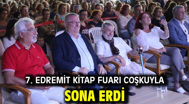 7. Edremit Kitap Fuarı coşkuyla sona erdi