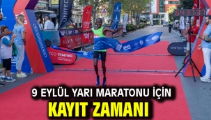 9 Eylül Yarı Maratonu için kayıt zamanı