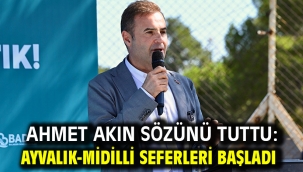 Ahmet Akın sözünü tuttu: Ayvalık-Midilli seferleri başladı ​​​​​​​