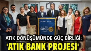 Atık dönüşümünde güç birliği: 'Atık Bank Projesi'