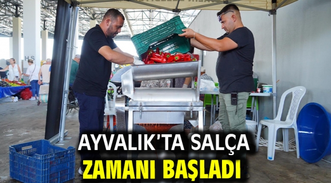 Ayvalık'ta Salça Zamanı Başladı