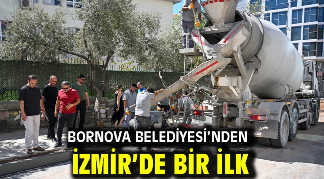 Bornova Belediyesi'nden İzmir'de bir ilk
