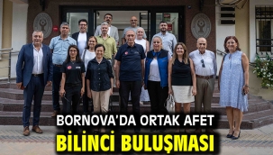 Bornova'da ortak afet bilinci buluşması